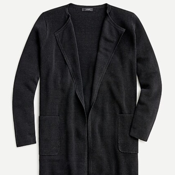 J.Crew Juliette Collarless Sweater Blazer - Picture 1 of 8